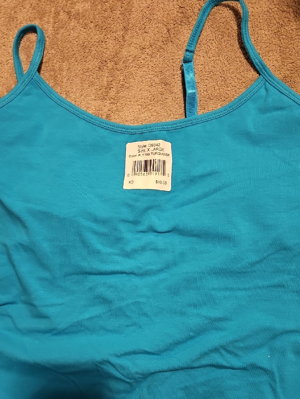 Hanes Women's Turquoise Spaghetti Strap Cami